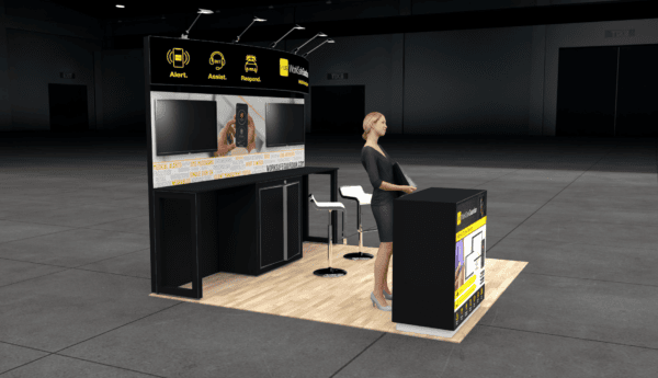 10 x 10 trade show exhibit rental