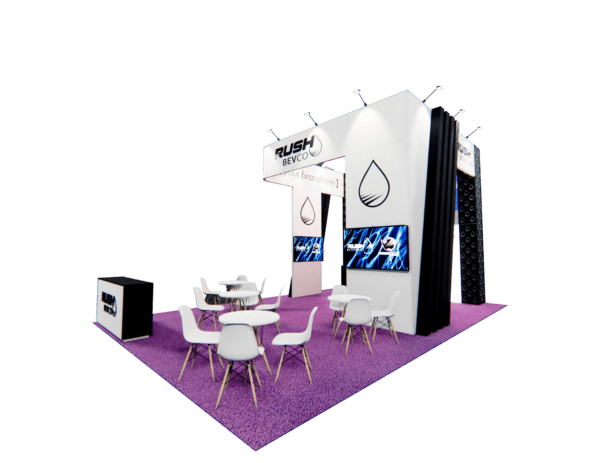 20 x 30 trade show exhibit rental