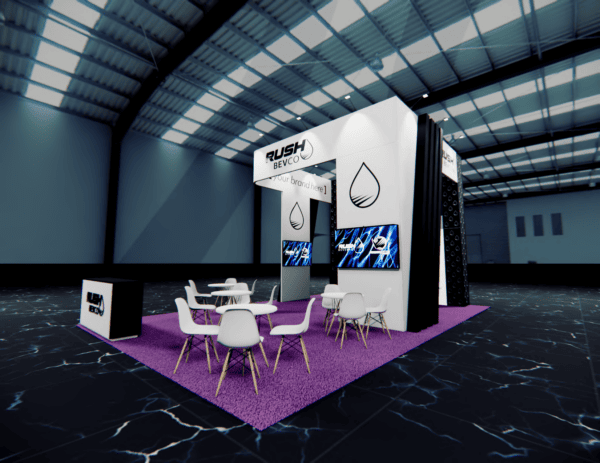 20 x 30 trade show exhibit rental