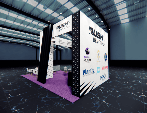 20 x 30 trade show exhibit rental