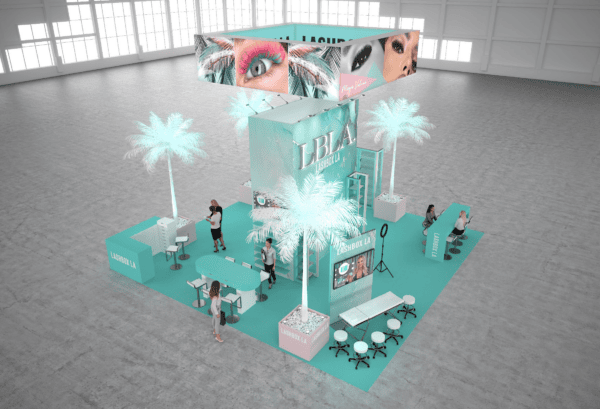 30x30 trade show exhibit rental