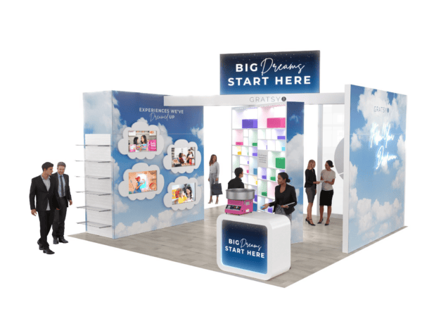 20x20 trade show exhibit rental