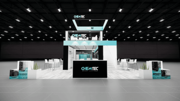 30x30 trade show exhibit rental