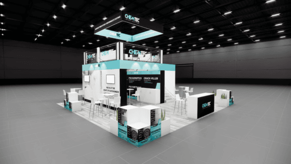 30x30 trade show exhibit rental