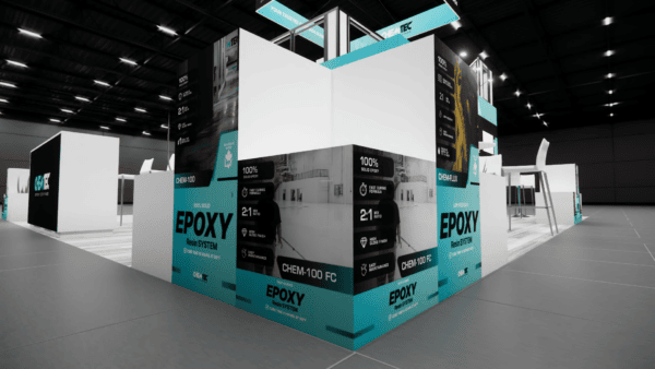 30x30 trade show exhibit rental