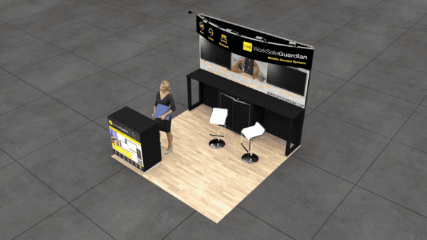 10 x 10 trade show exhibit rental